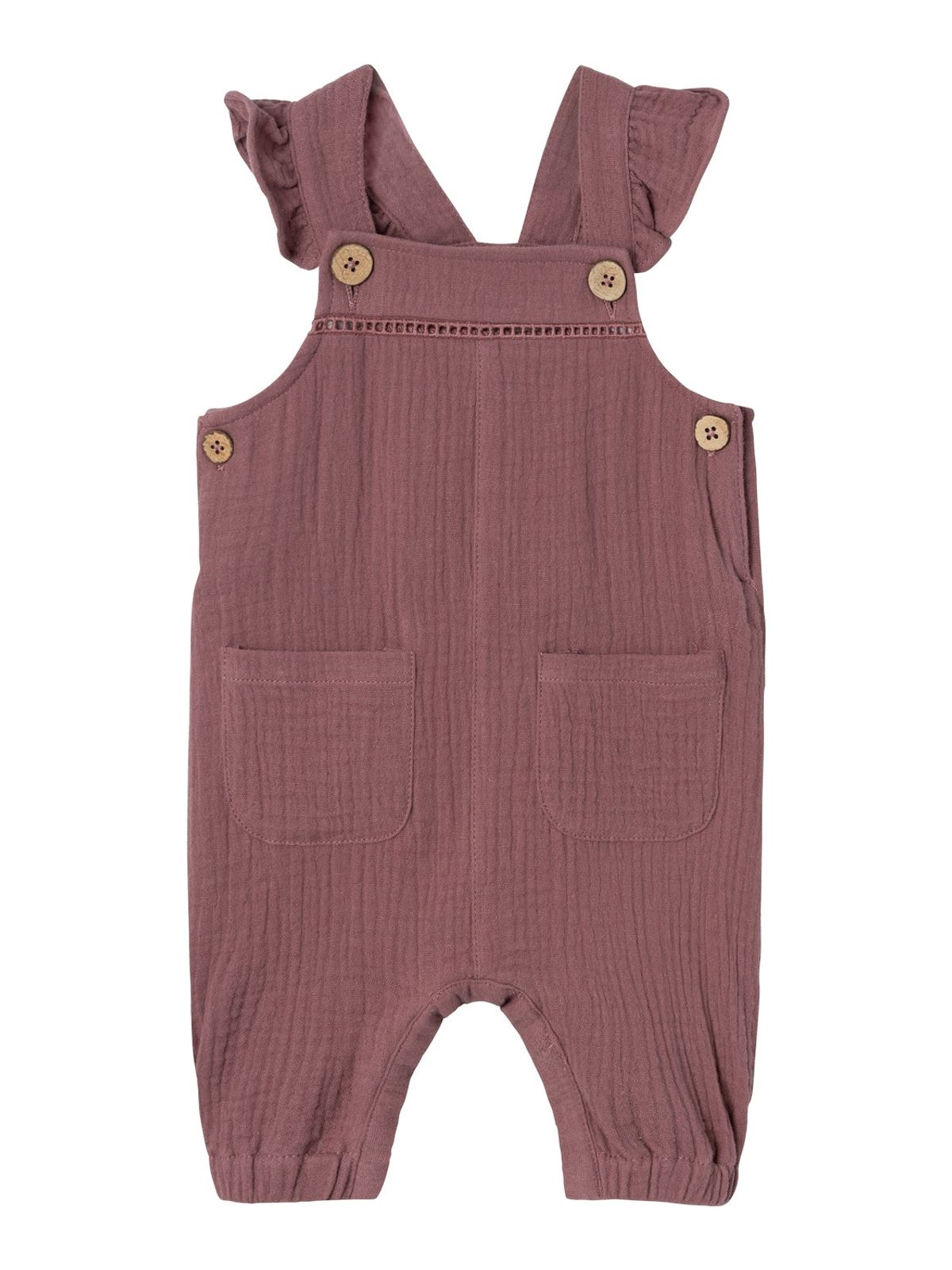 Lil Atelier Obina Loose Overall - Rose Brown - 56 cm