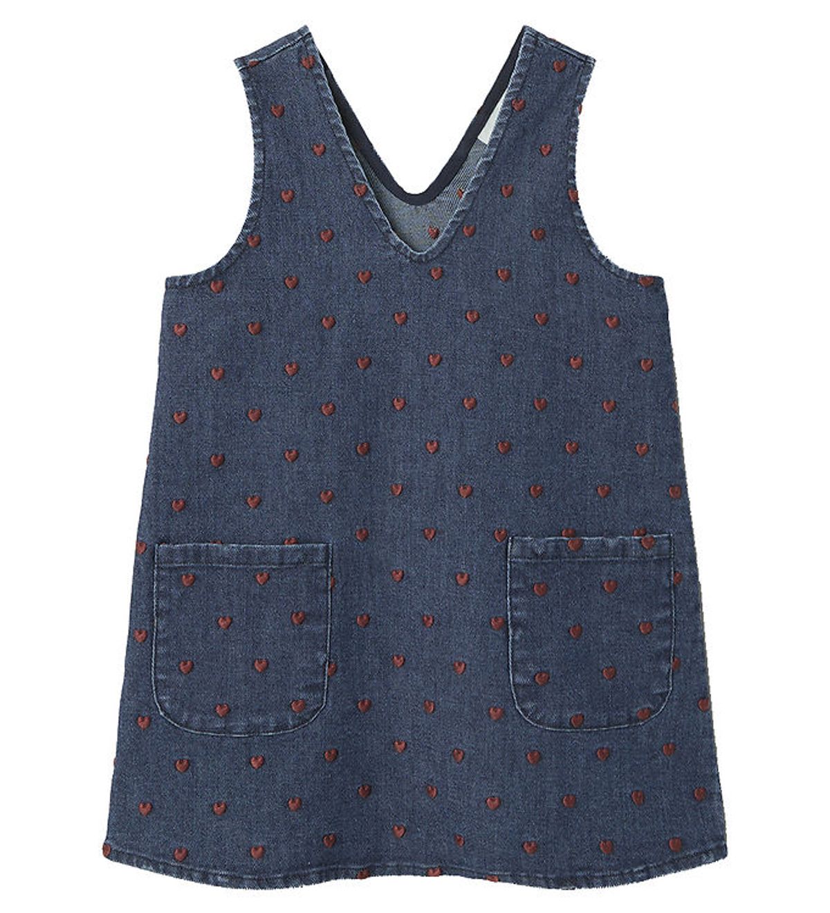 Lil Atelier Spencer - NmfLiva - Dark Blue Denim/Heart Embroidery