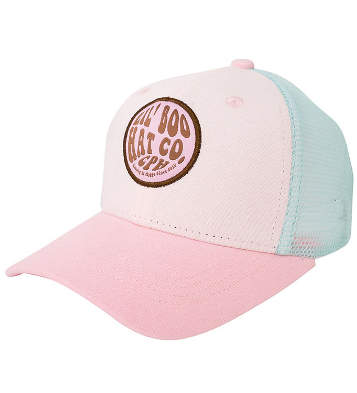 Lil' Boo Copenhagen Kasket - Trucker - Pink/Turquoise