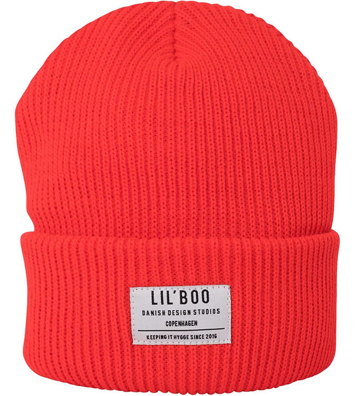 Lil'Boo Copenhagen hue Strik - Hygge Beanie - Red