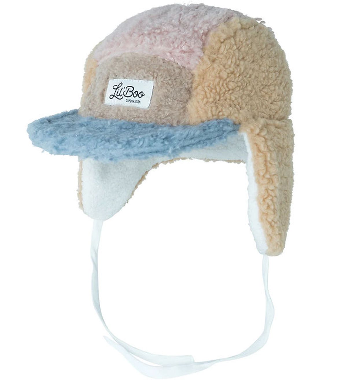 Lil'Boo Copenhagen Hue - Teddy Fleece - Blue/Rose/Brown