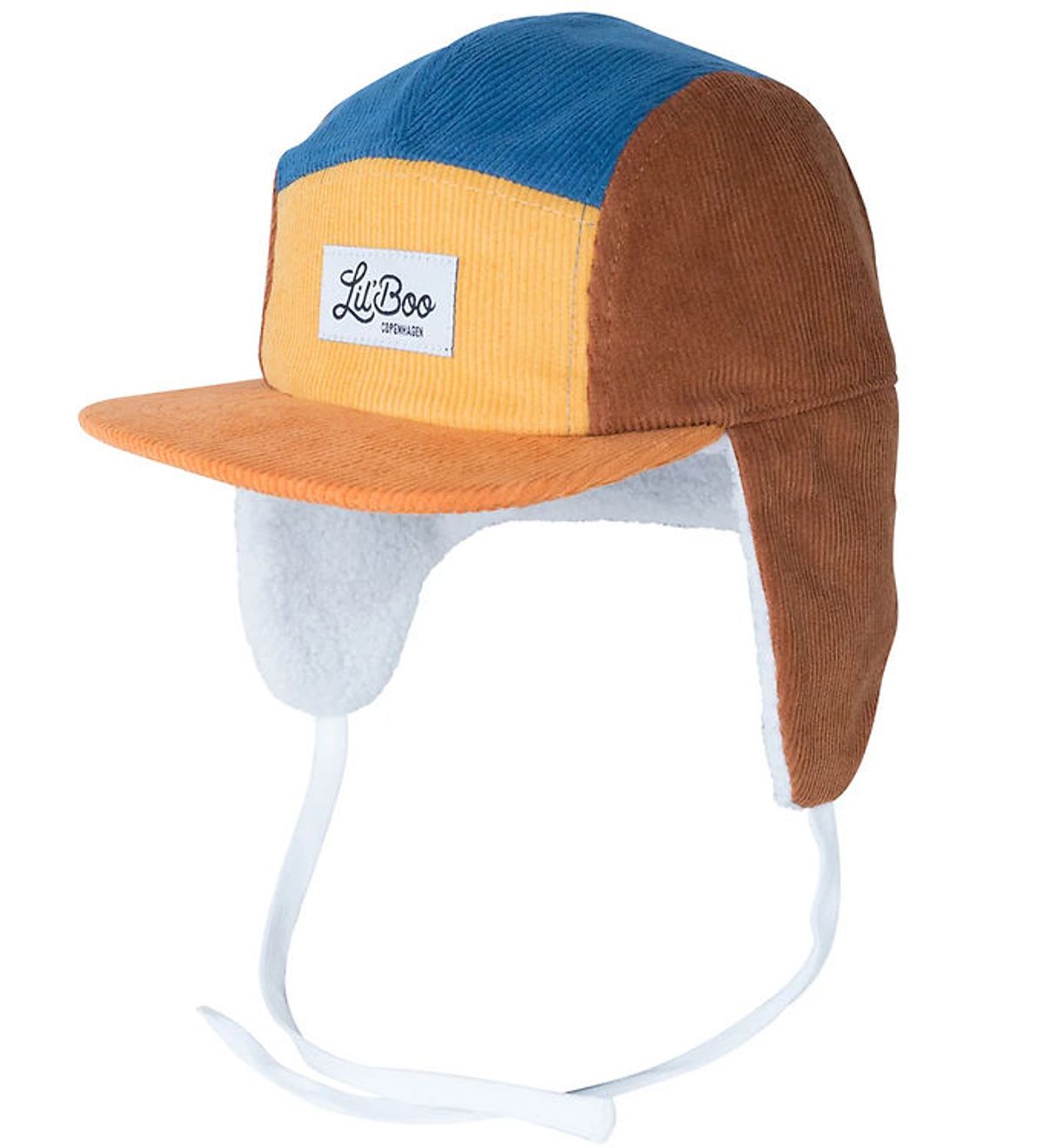 Lil'Boo Copenhagen Kasket - Corduroy - Yellow/Brown/Blue