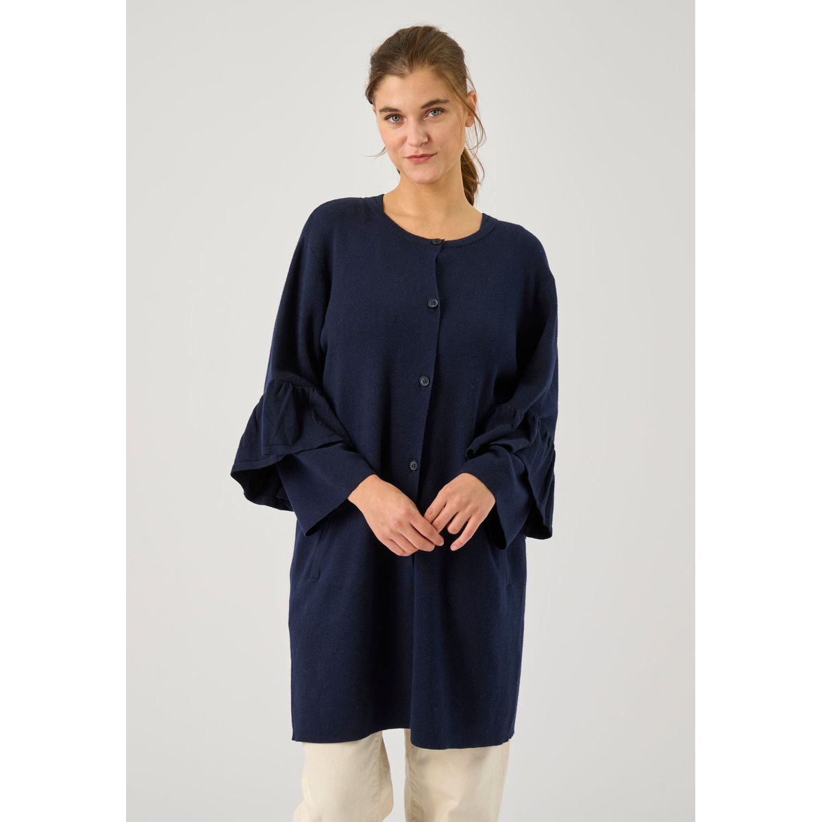 Lilisa - Navy Blue - Bluse - L