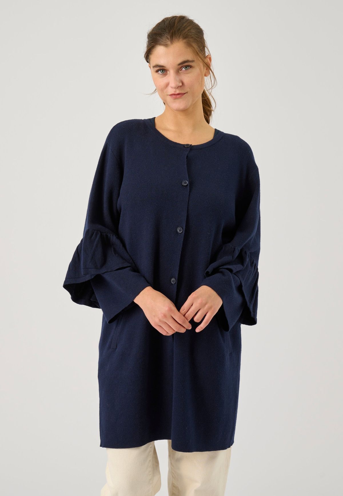 Lilisa - Navy Blue - Bluse - S