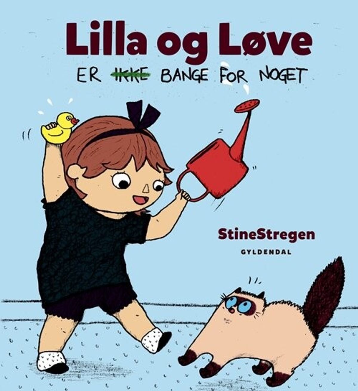 Lilla Og Løve Er Ikke Bange For Noget - Stinestregen - Bog