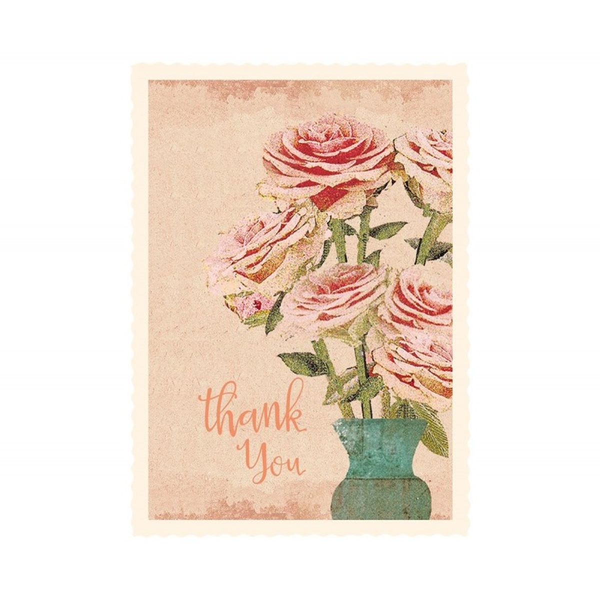 Lille kort "Flower Thank You" - Maileg