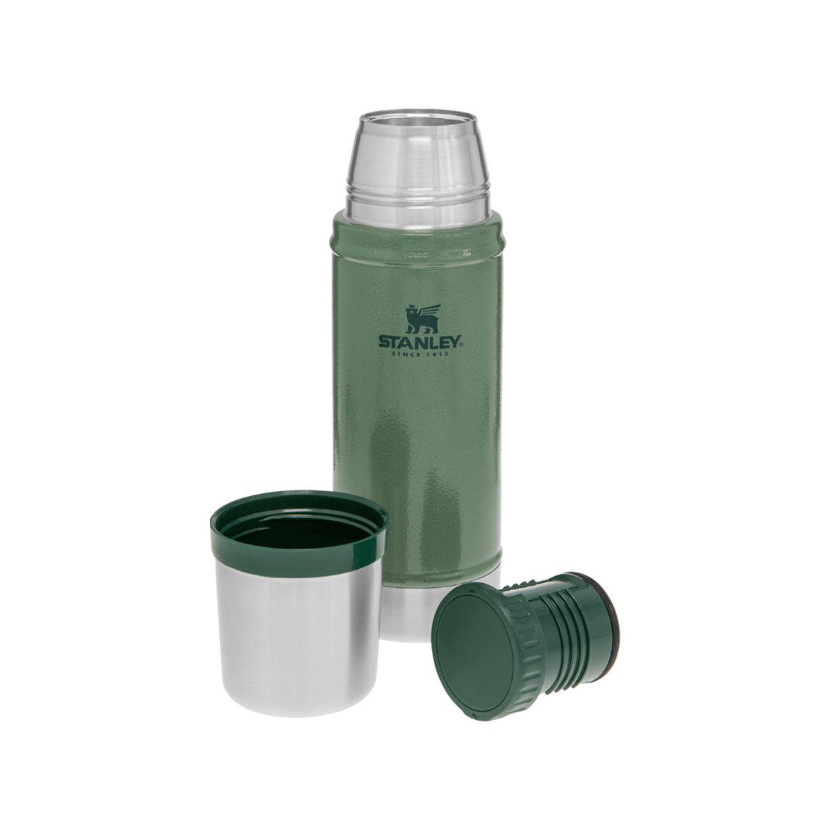 Lille termokande - Stanley Legendary Classic Bottle .47L - Hammertone green