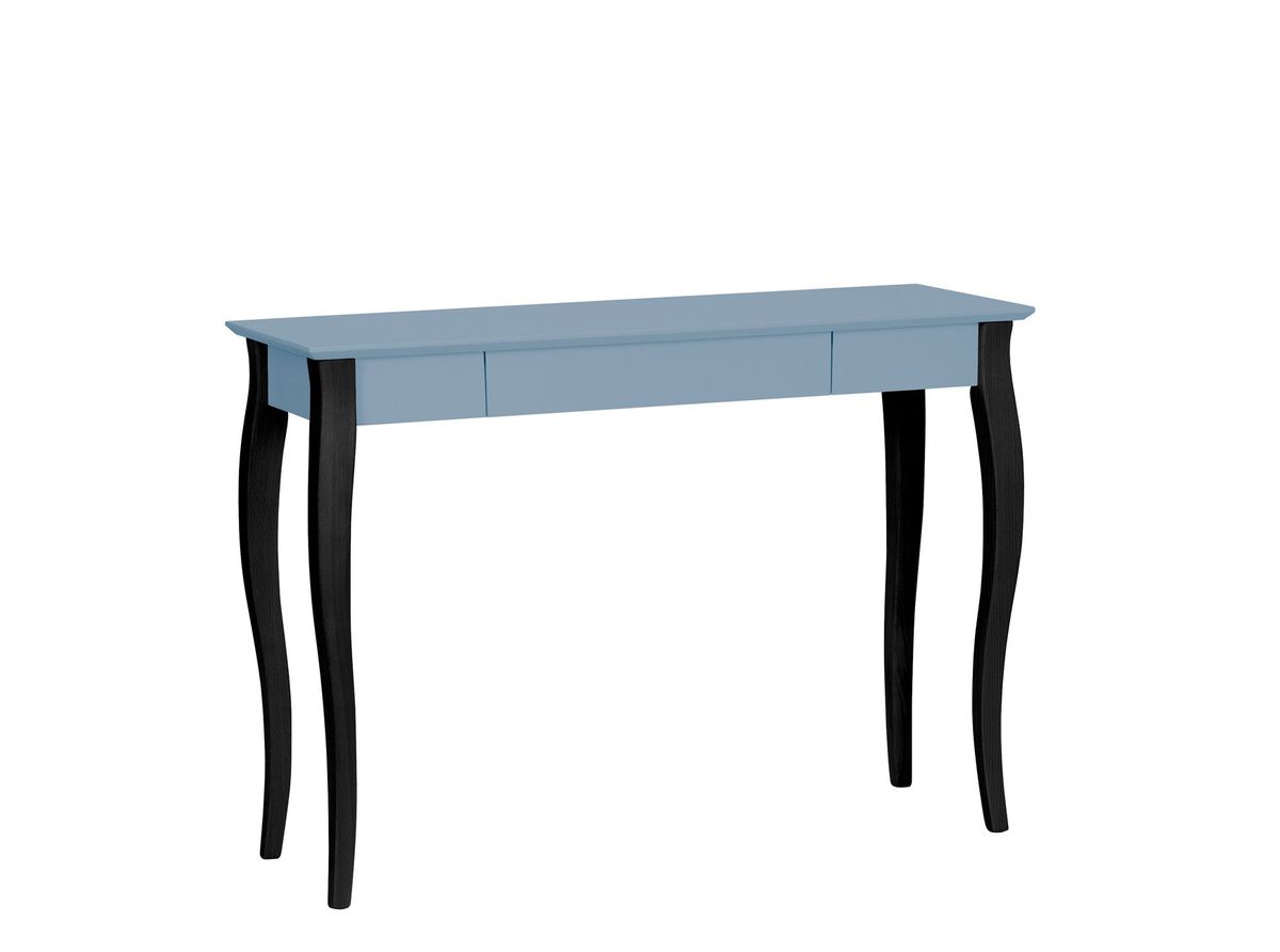 LILLO Skrivebord 105x40cm Sorte Ben / Gentle Blue