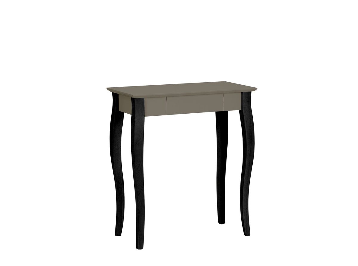 LILLO Skrivebord 65x40cm Sorte Ben / Brun