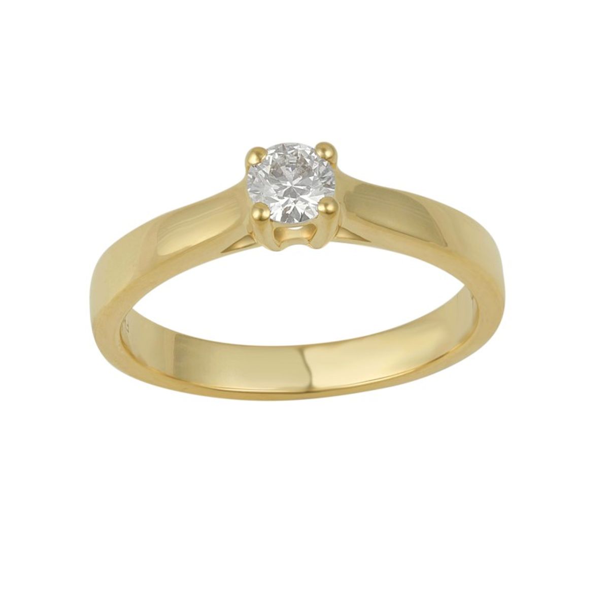 Lily Solitairering i 14 kt. Guld eller Hvidguld, med 0.25 ct. diamant - 54