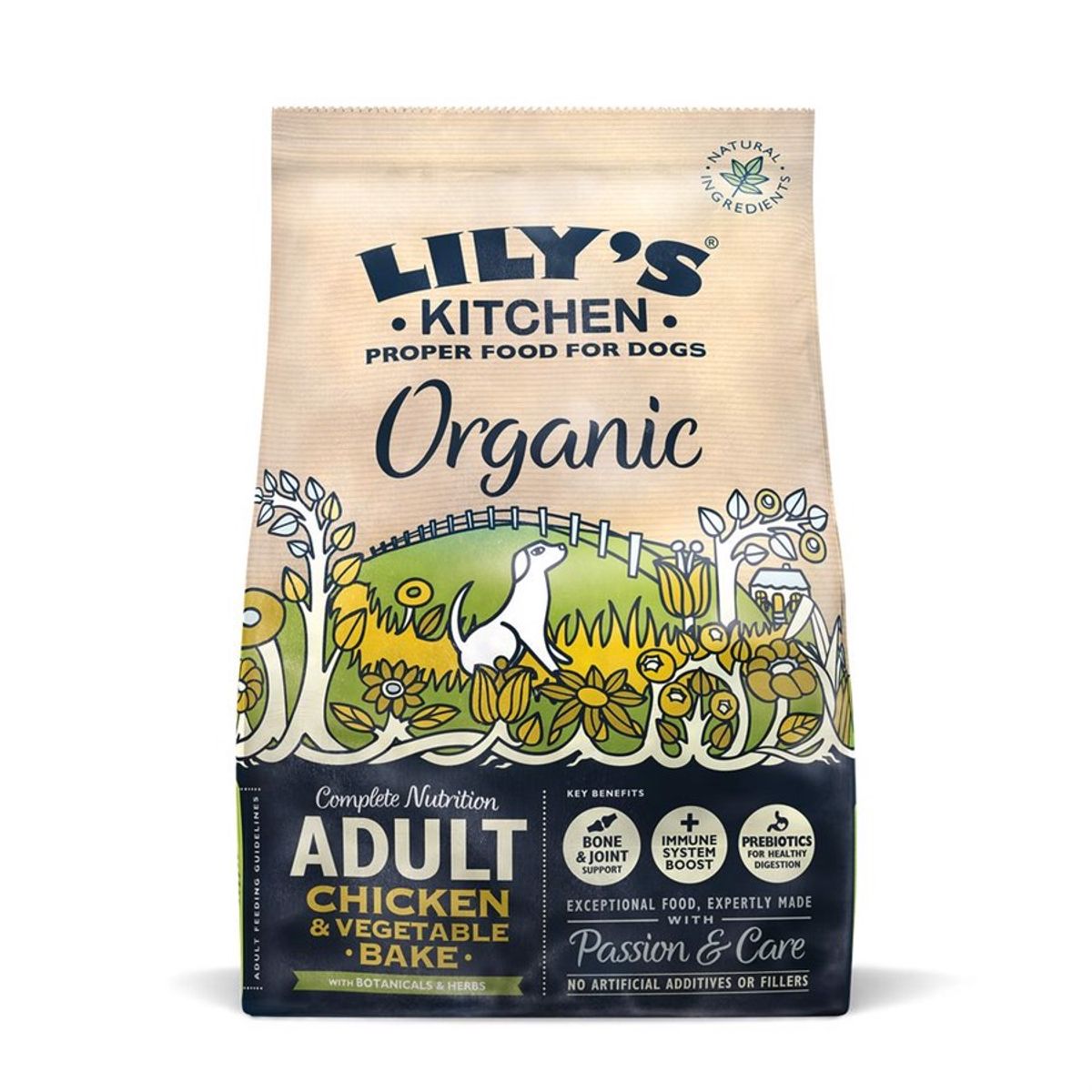 Lilys Kitchen Organic Chicken, 2.5 kg - ØKOLOGISK tørfoder