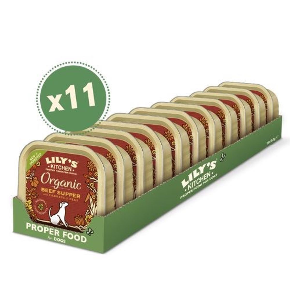 Lilys Kitchen Paté Organic Beef Supper, 11 x 150g