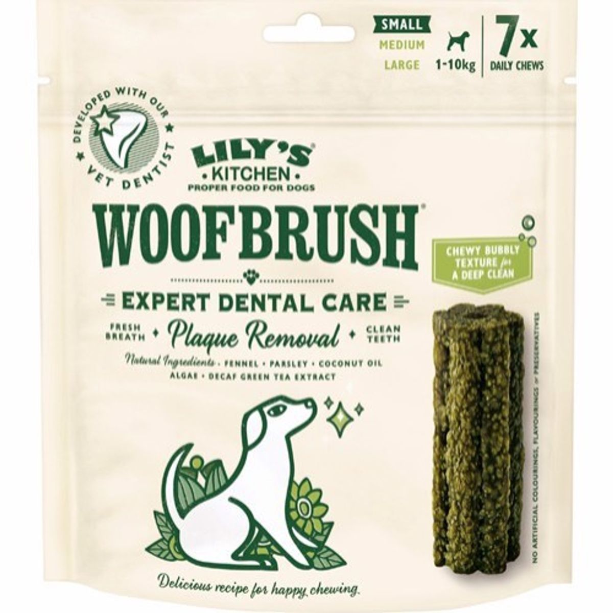 Lilys kitchen Woofbrush dental care SMALL, 7 stk