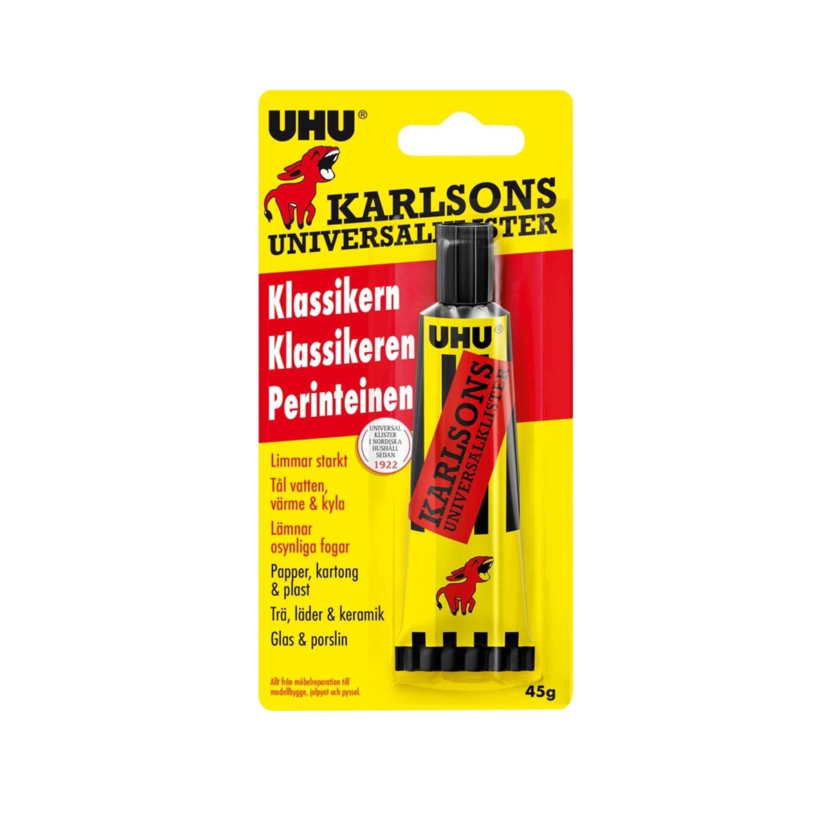 Lim UHU karlsons klister 45g tube