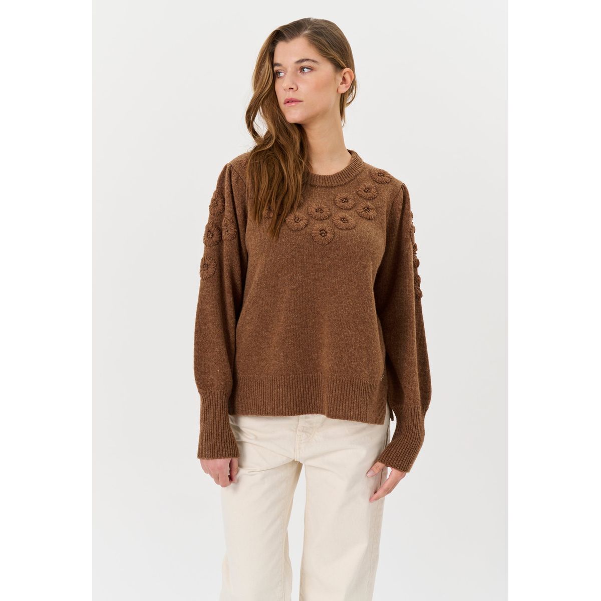 Limitte - Brown Melange - Bluse - L