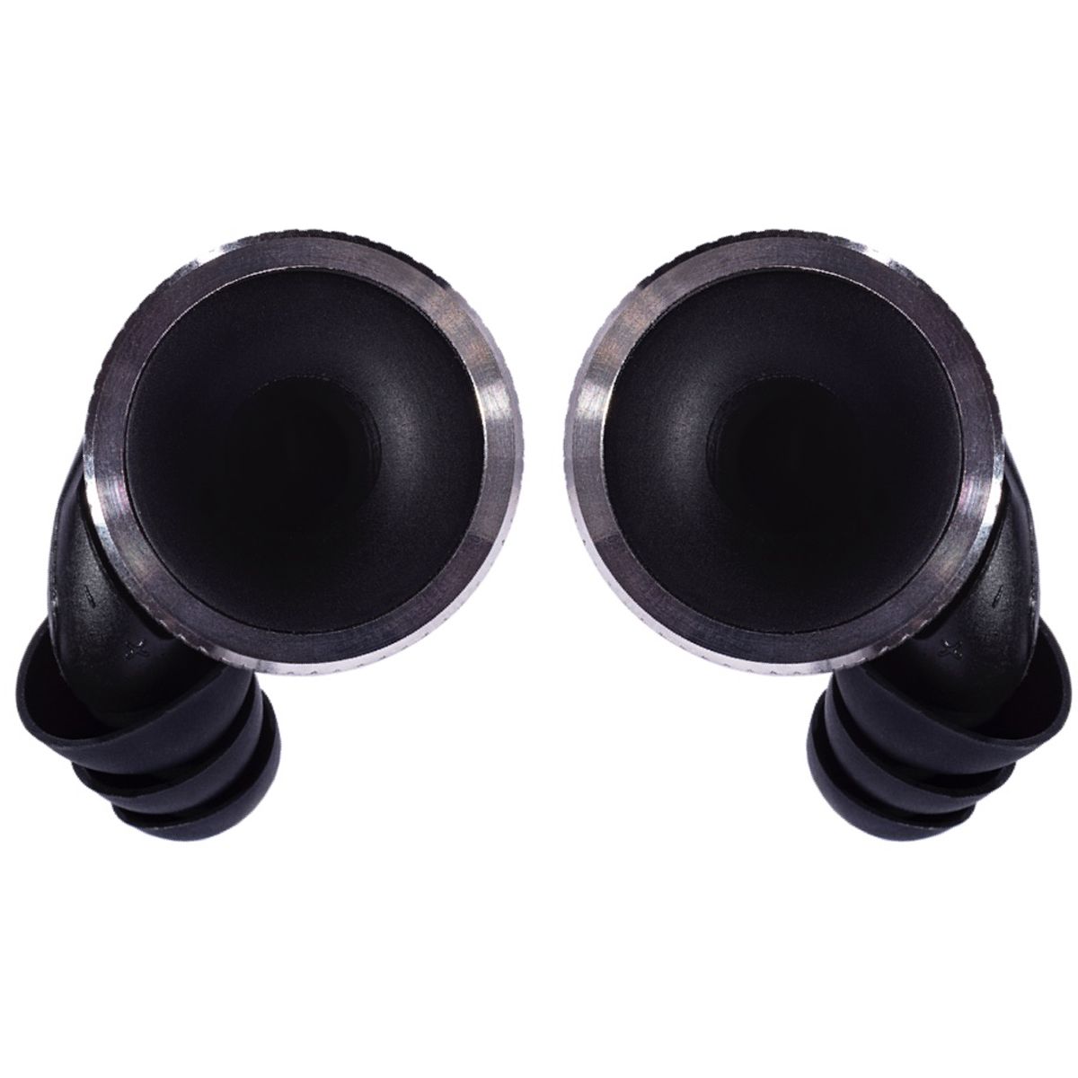 Limousine Earplugs Knops Knurled BK ørepropper black