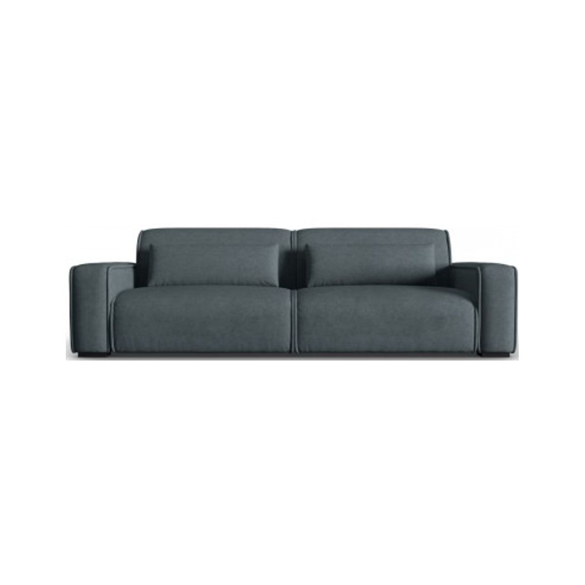 Lina 4-personers sofa i polyester B248 cm - Blågrå