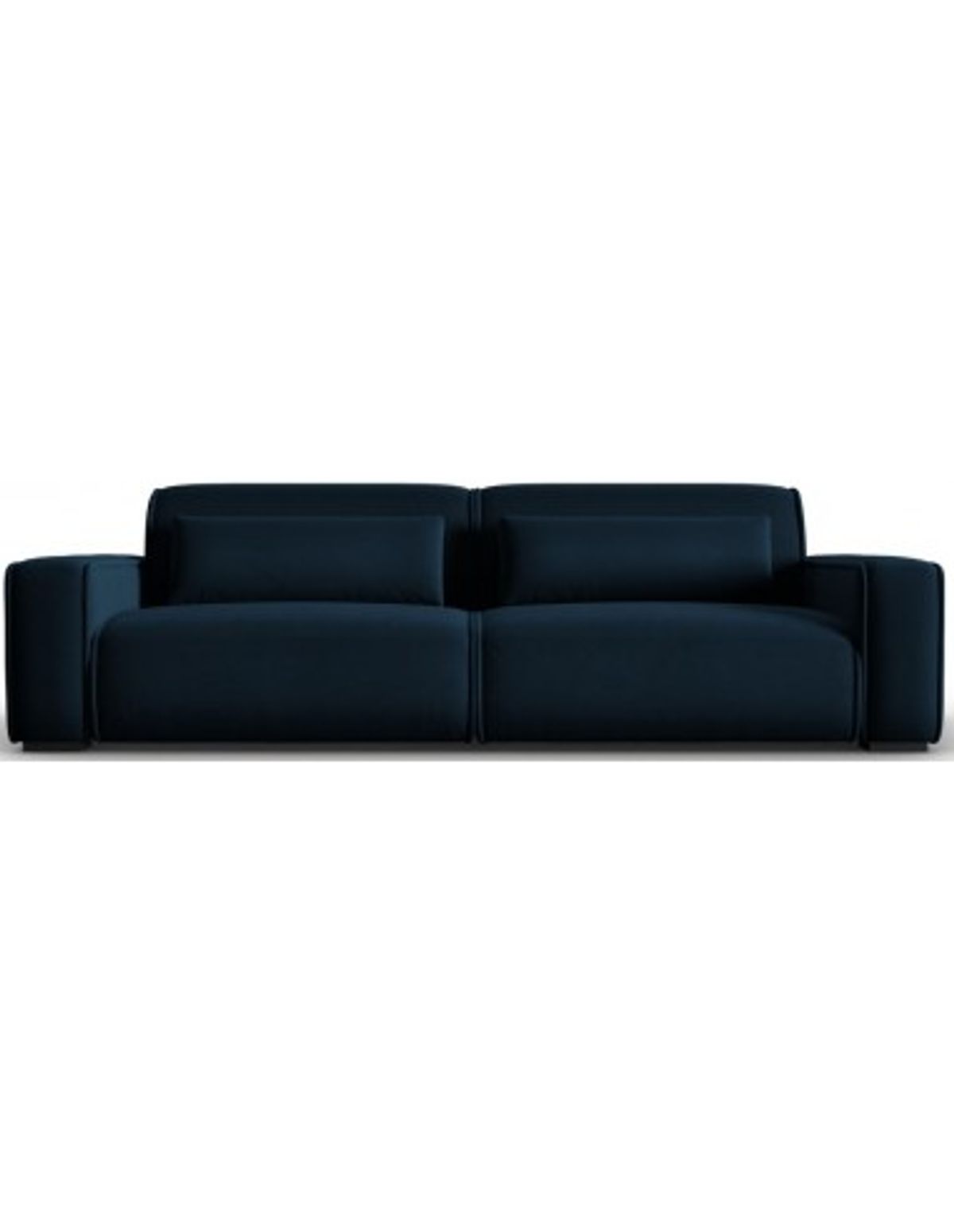 Lina 4-personers sofa i velour B248 cm - Blå