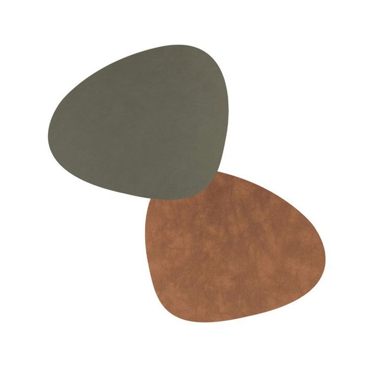 Lind DNA Double Table Mat Nupo Curve Army Green/Nature