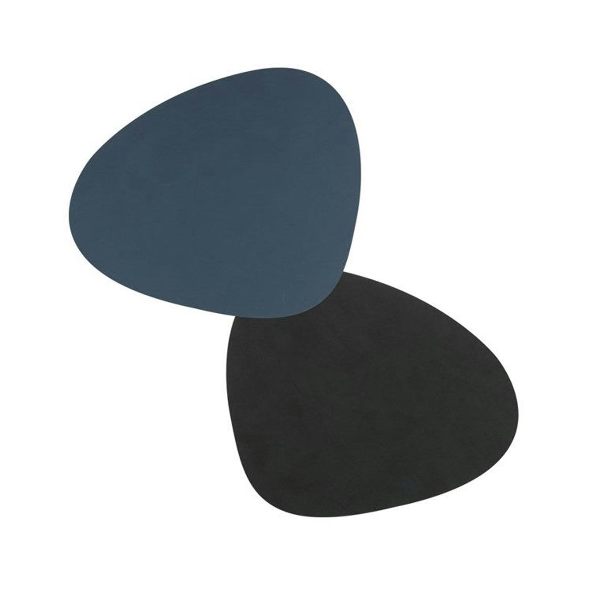 Lind DNA Double Table Mat Nupo Curve Dark Blue/Black