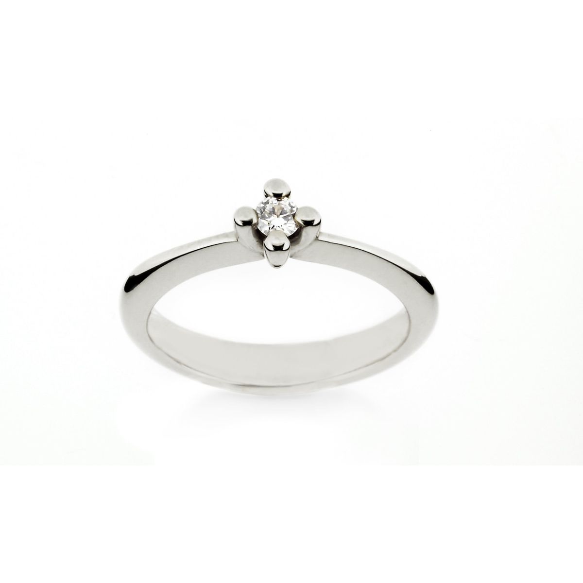 Lind Ring - Solitairering med 0,05 ct brillant