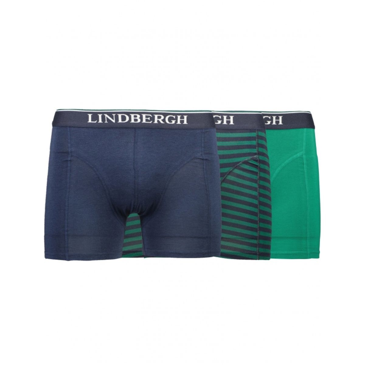 Lindbergh 3Pak bambusboksershorts i multifarvet til herre