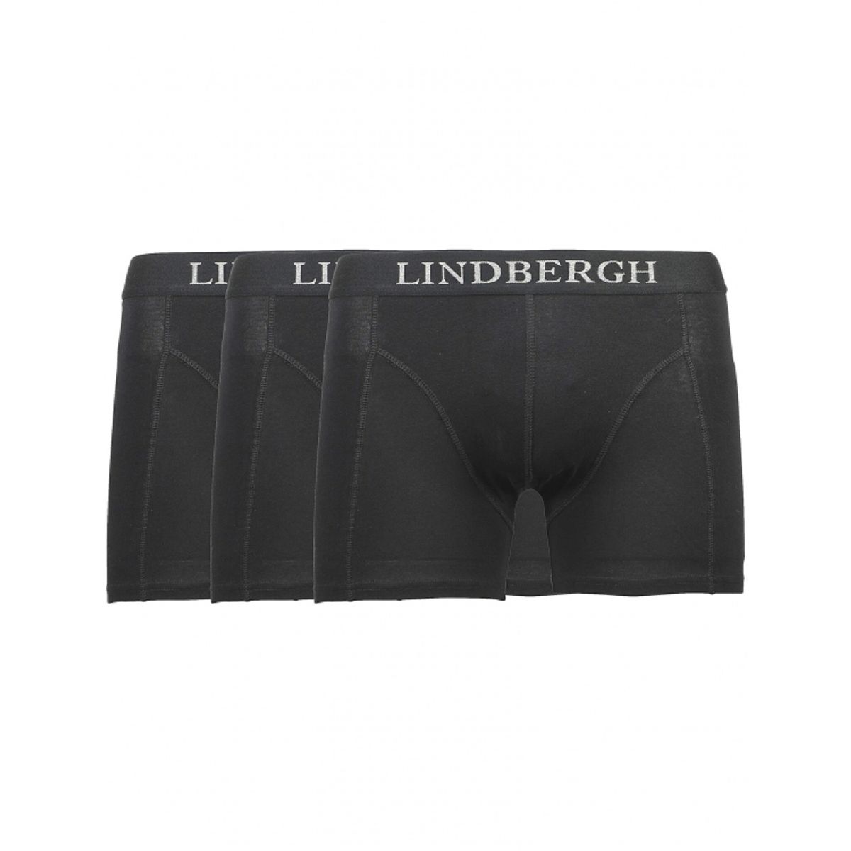 Lindbergh 3pak underbukser/boksershorts i sort til herre