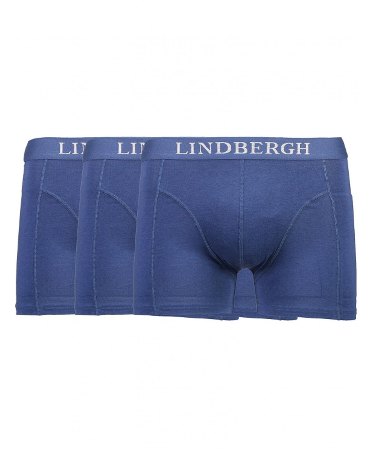 Lindbergh 3pak underbukser/boksershorts med bambus i navy til herre