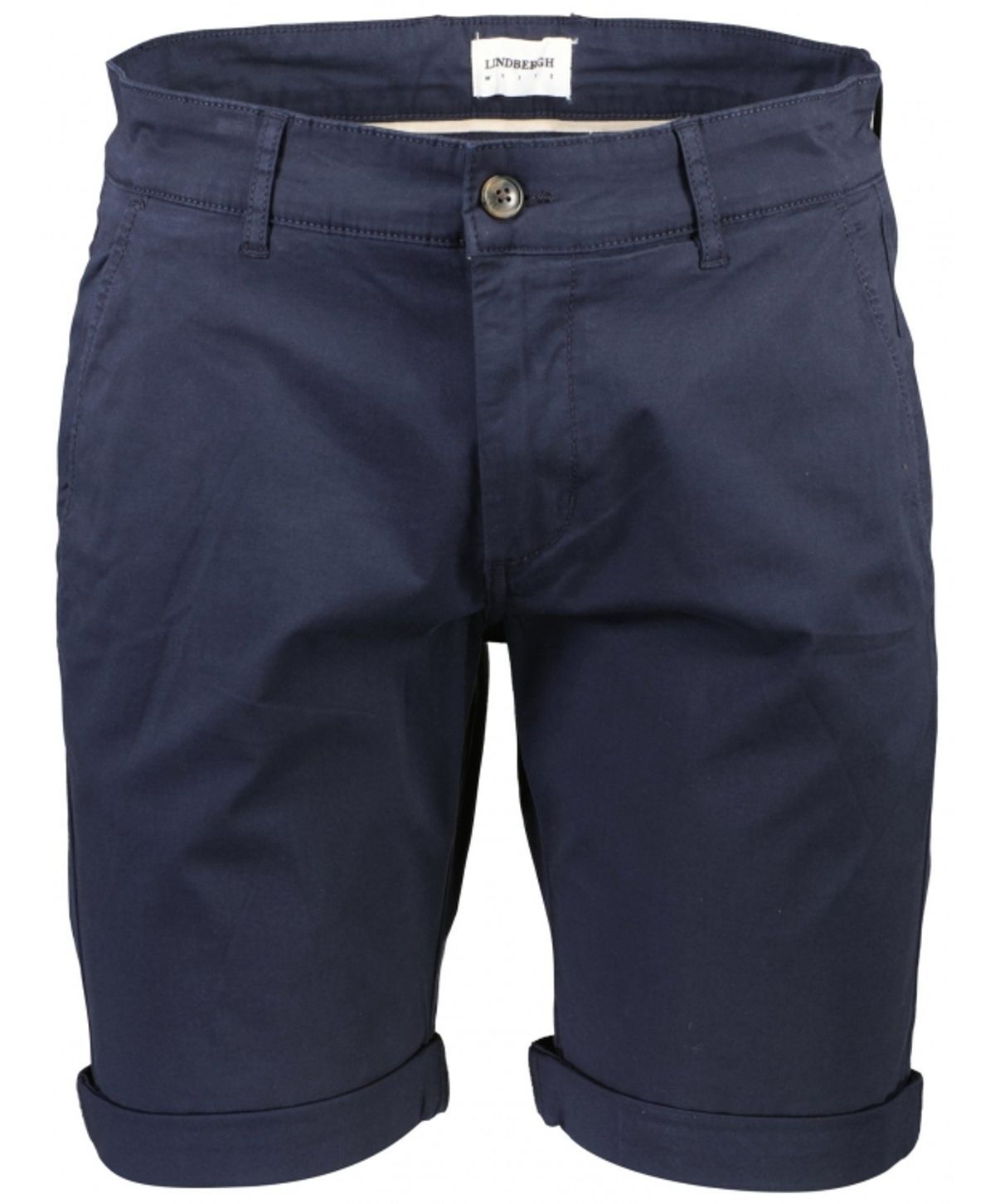 Lindbergh Chino Shorts i navy til herre