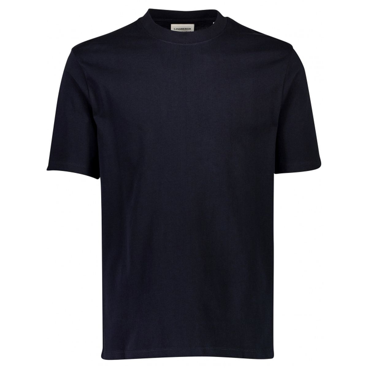 Lindbergh O-neck T-shirt i navy til herre