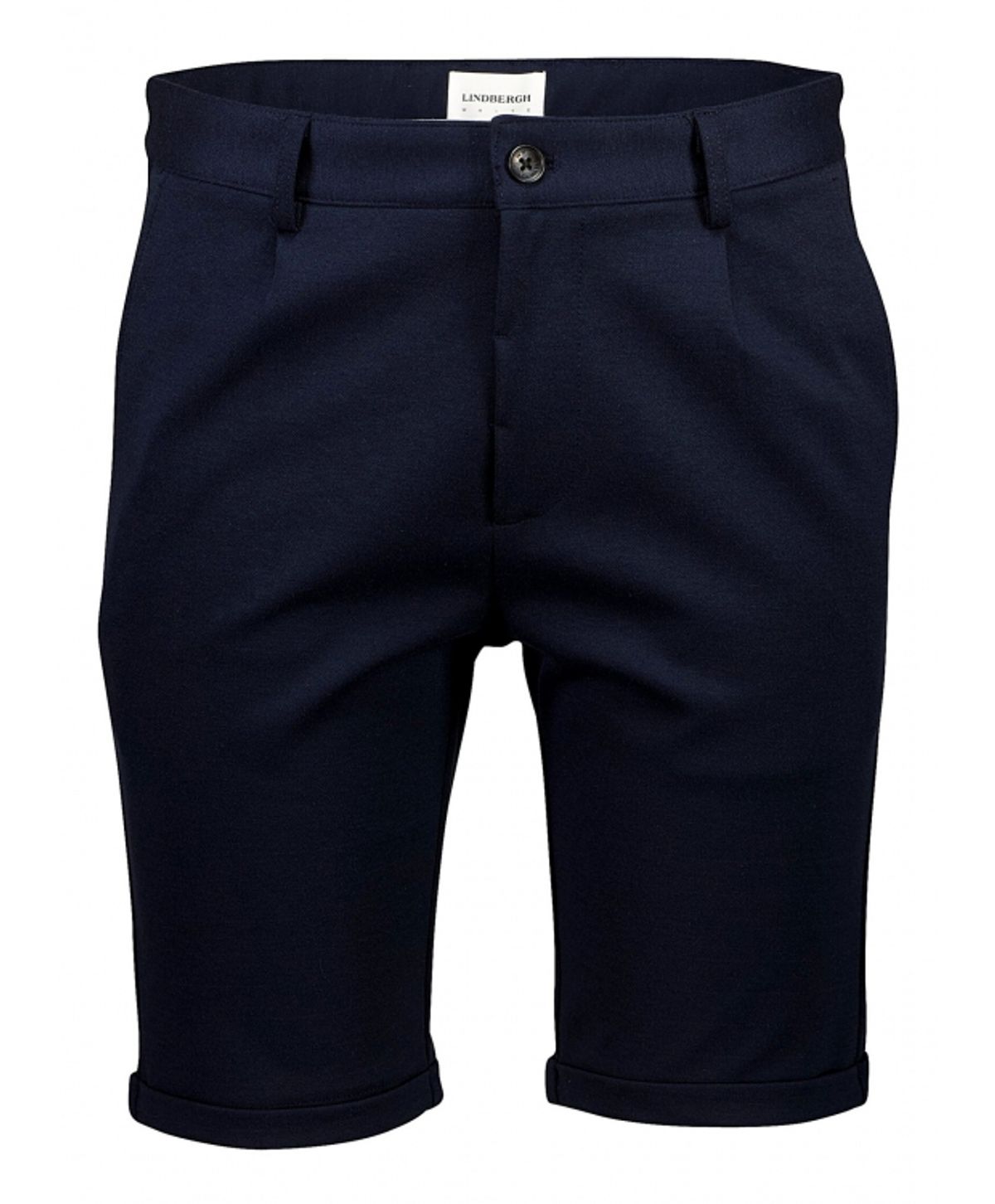 Lindbergh Plisserede shorts i navy til herre