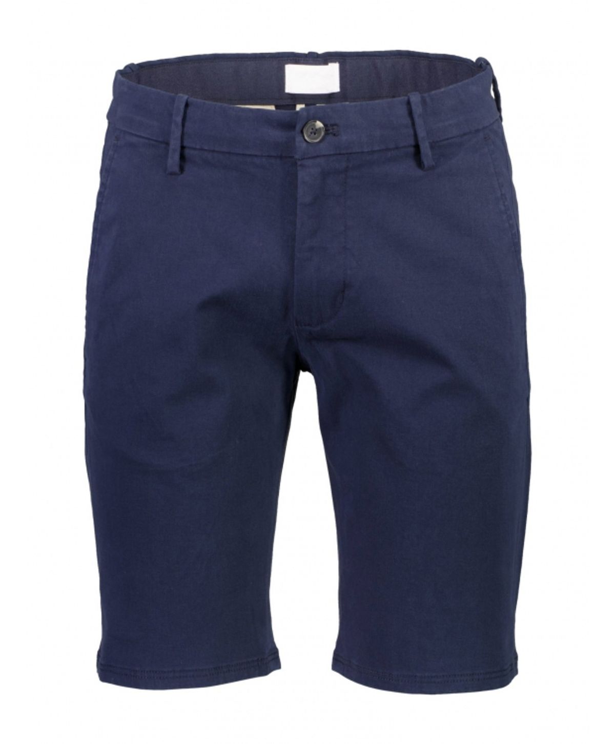 Lindbergh Superflex Chino Shorts i navy til herre