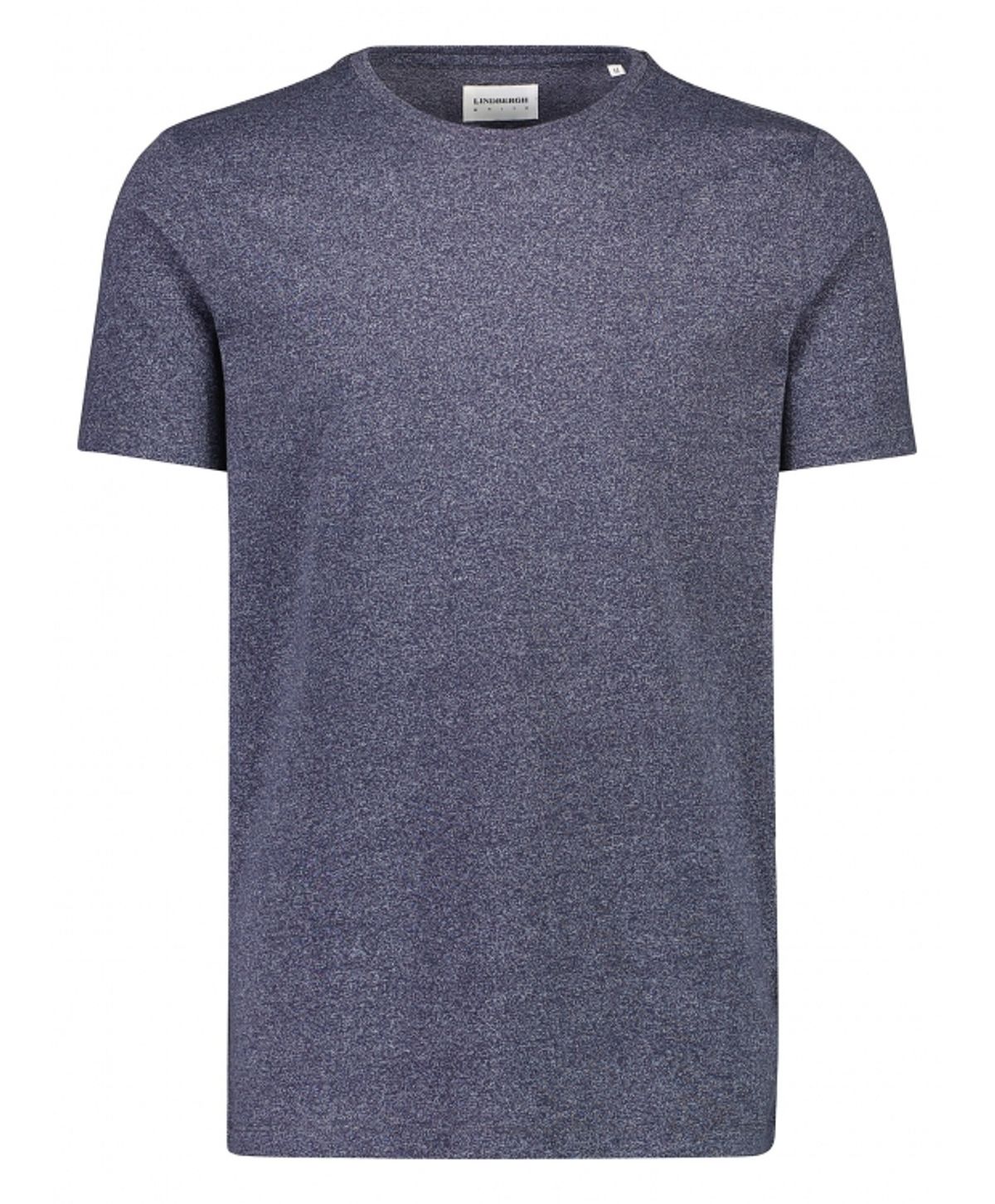 Lindbergh T-shirt i blå/ true navy mix til herre