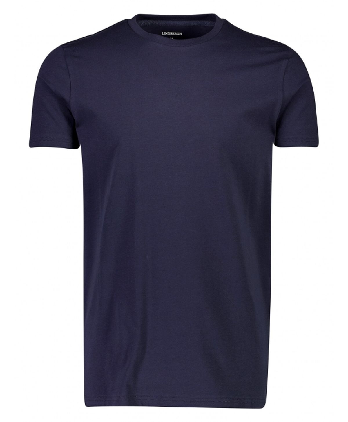 Lindbergh T-shirt m. rund-hals i navy til herre