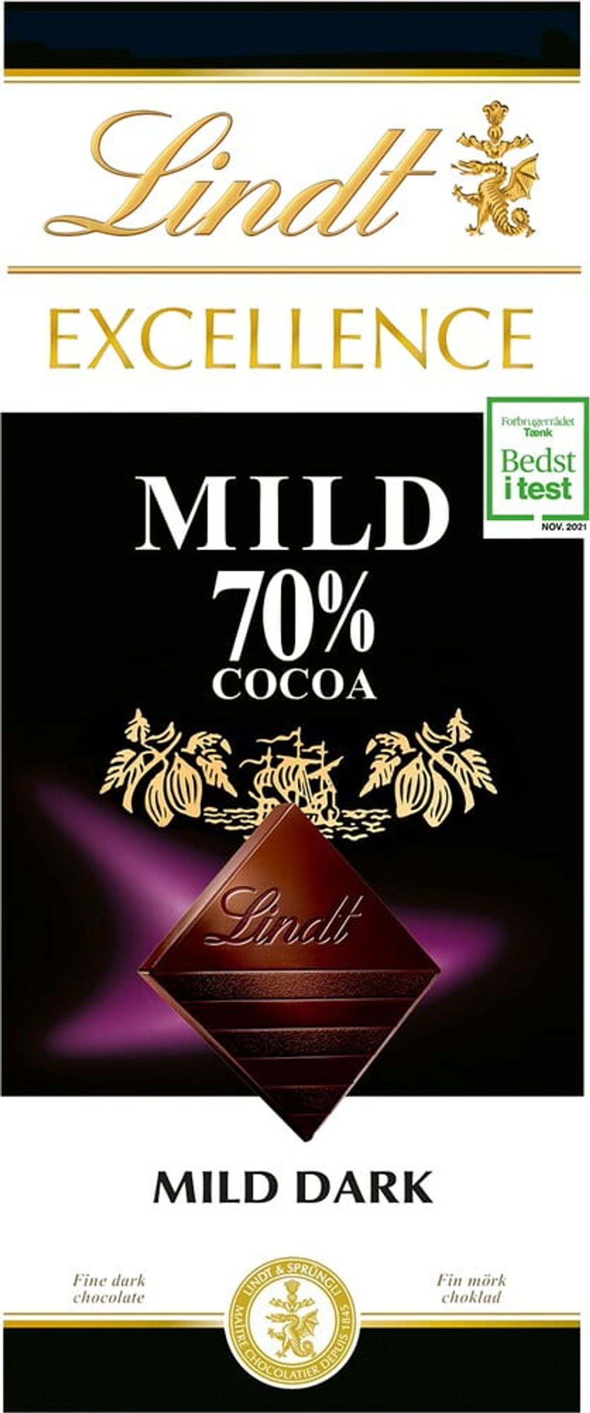 Lindt - Mild 70 % Kakao (100g)