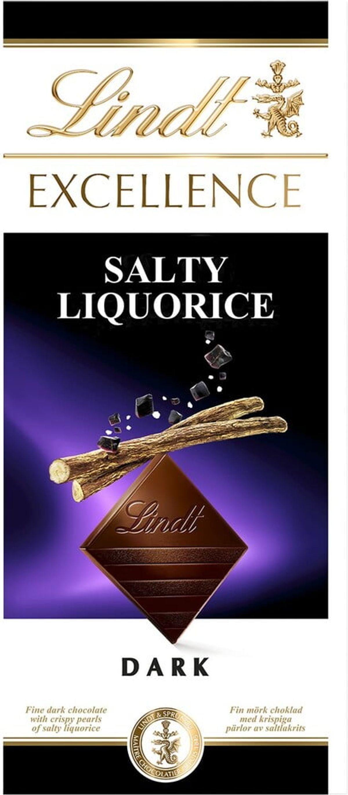 Lindt - Saltlakrids (100g)