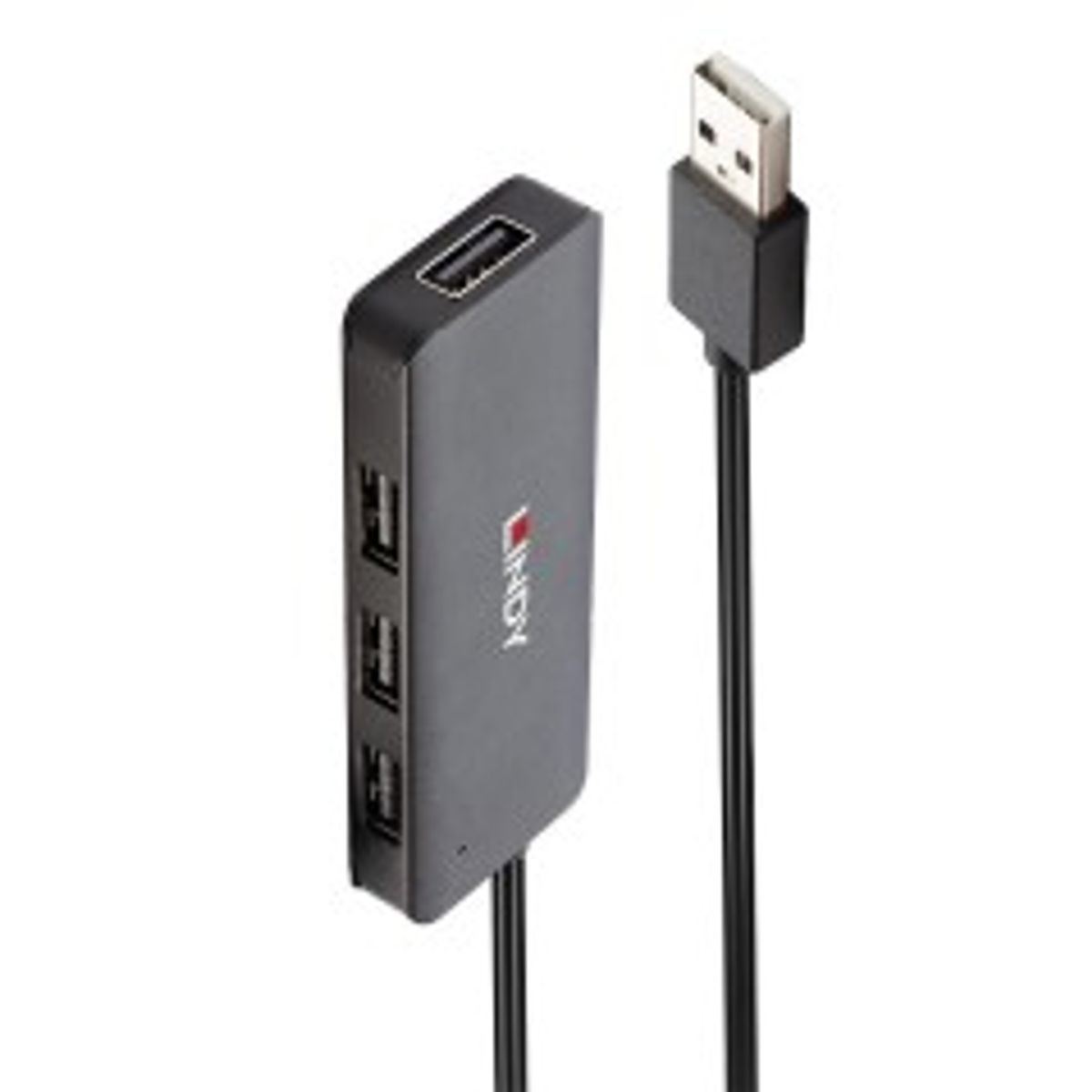 Lindy 4 x USB 2.0, 480 MBit Black