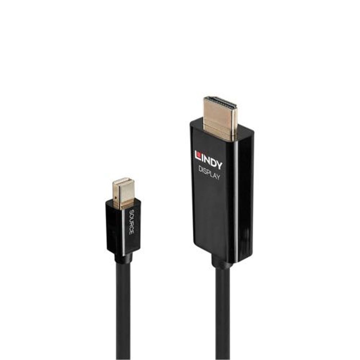 Lindy - Mini DisplayPort (han) 1.2 til HDMI (Sort) - 4K@60Hz - 3,0 m