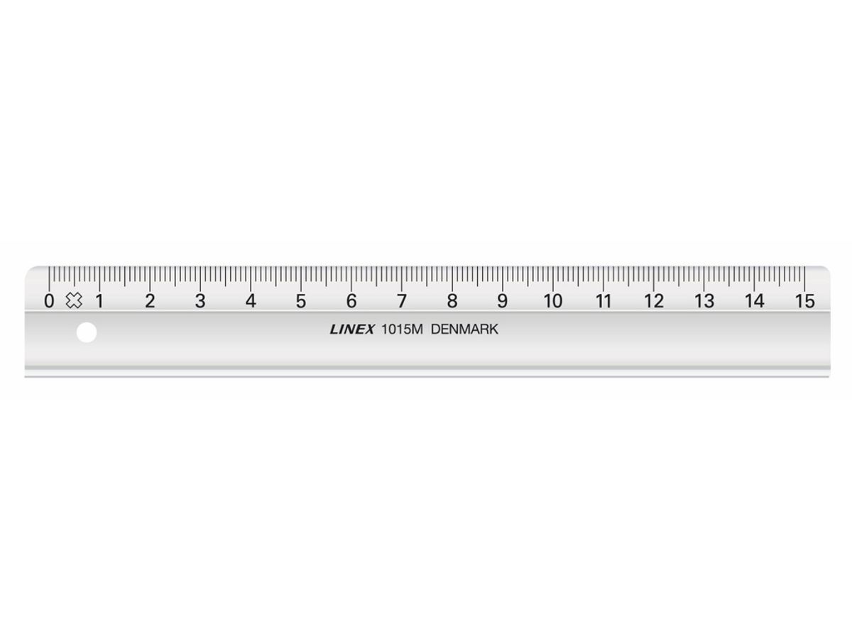 Lineal Plast 1015 15 cm Linex