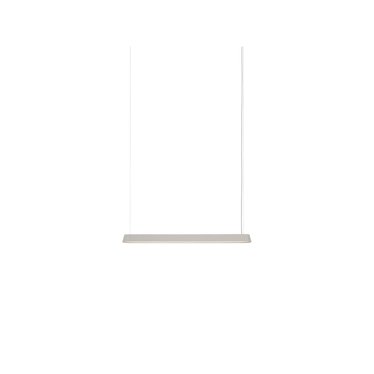 Linear Pendant Lamp 87,2 cm, grey fra Muuto