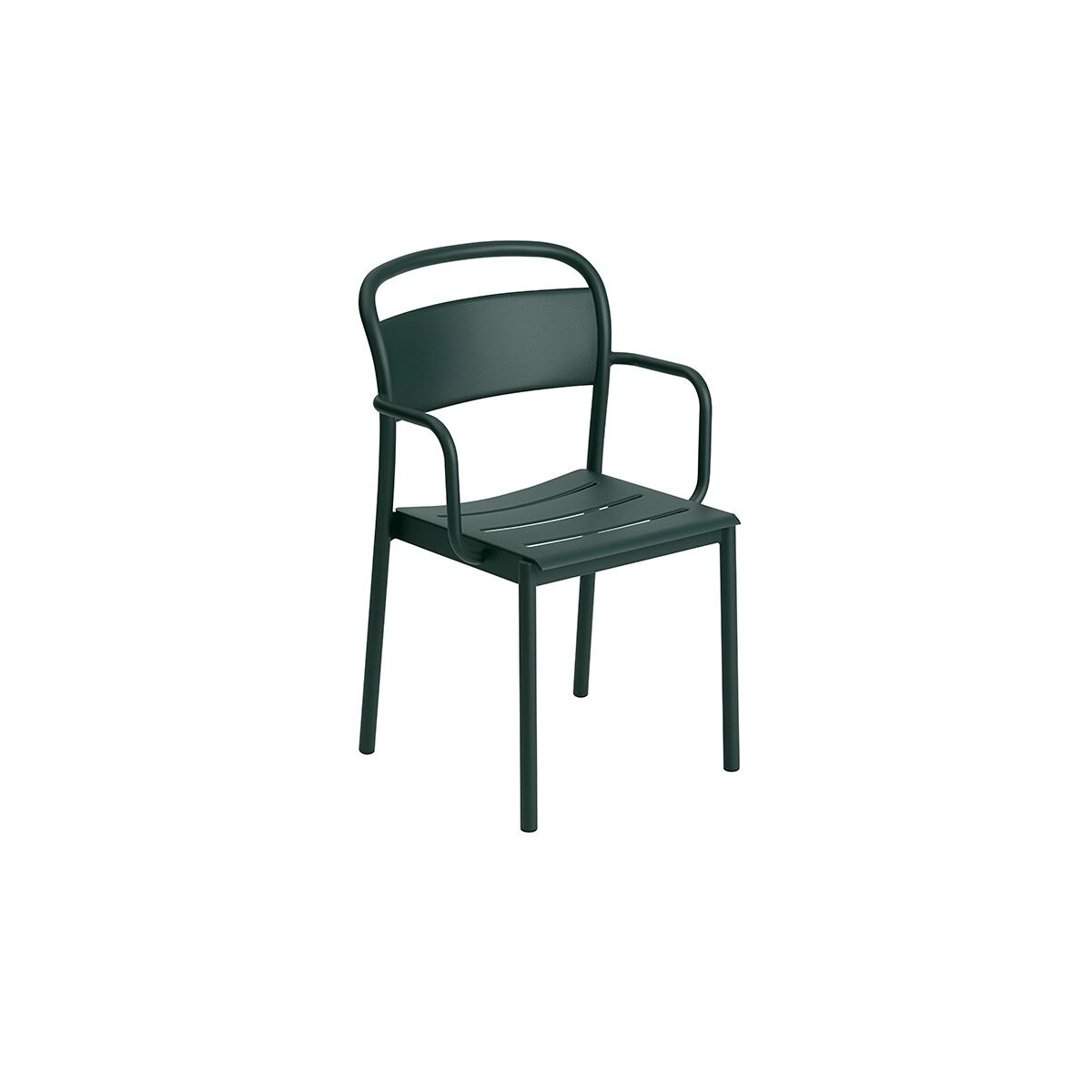 Linear Steel Armchair fra Muuto (Dark green)