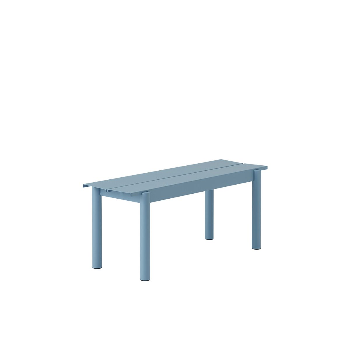 Linear Steel Bench, 110 cm fra Muuto (Pale blue)