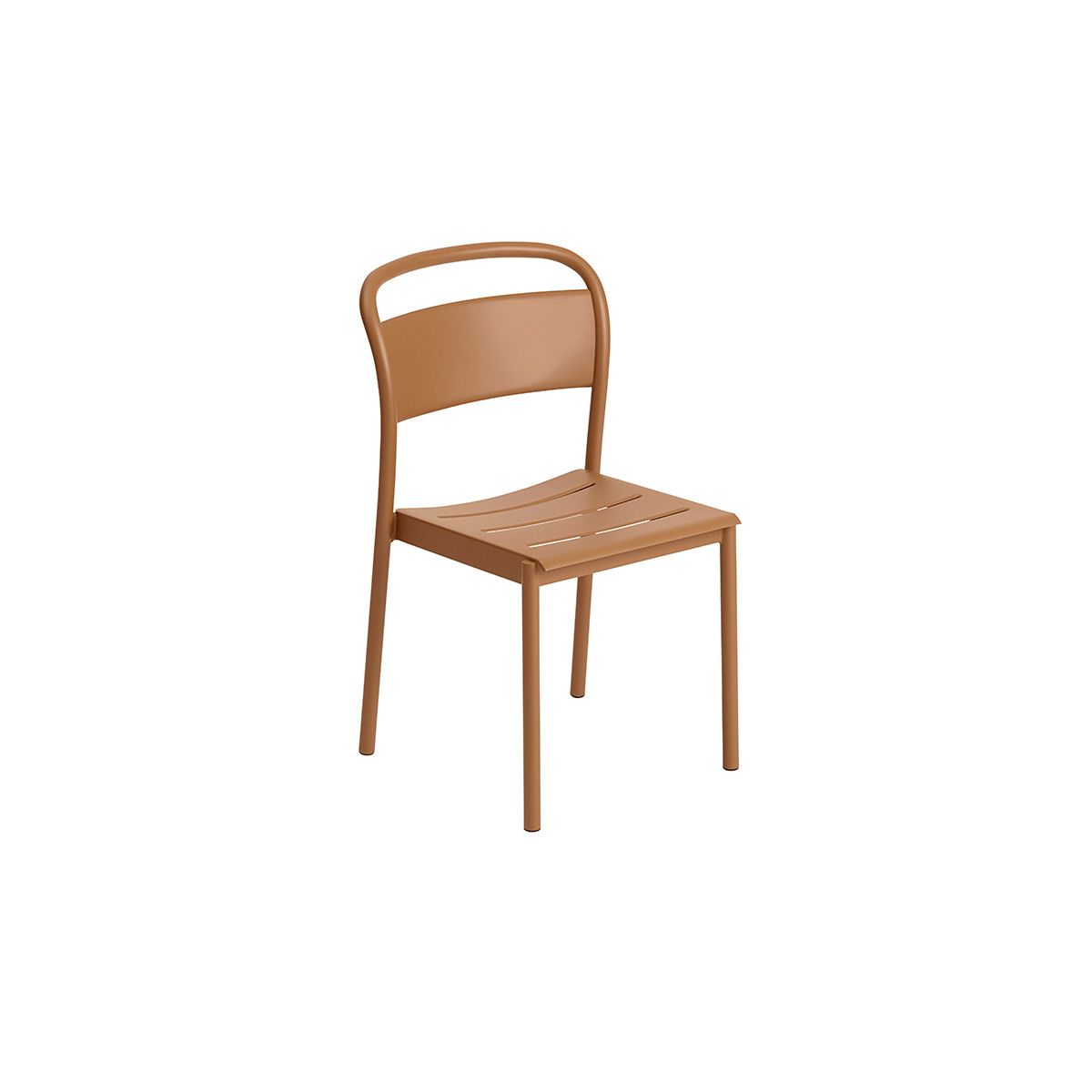 Linear Steel Side Chair fra Muuto (Burnt orange)