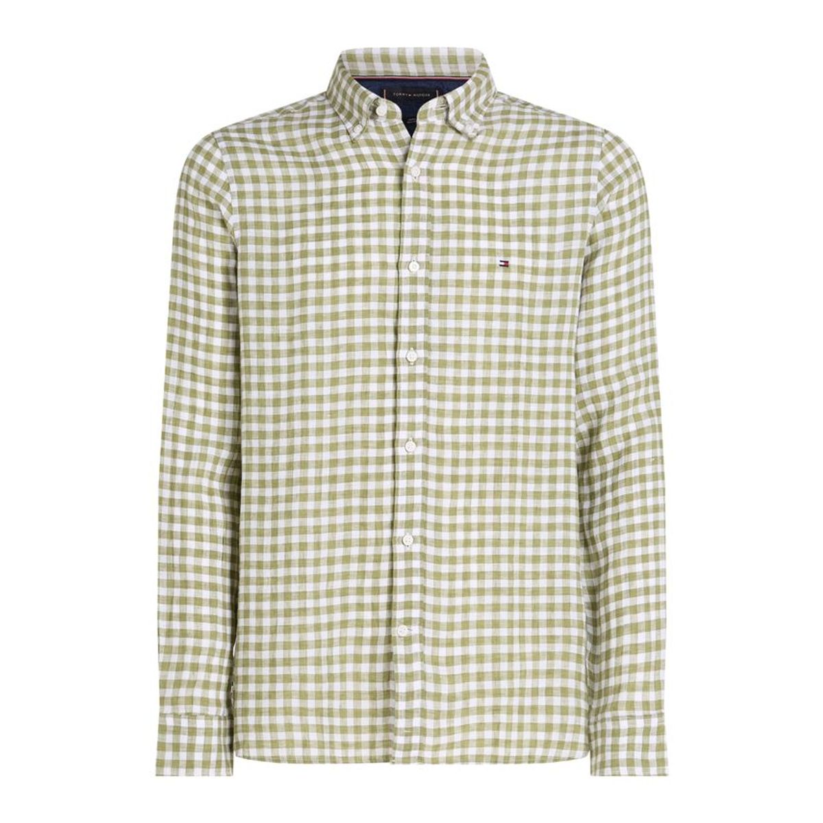 LINEN GINGHAM SF SHIRT