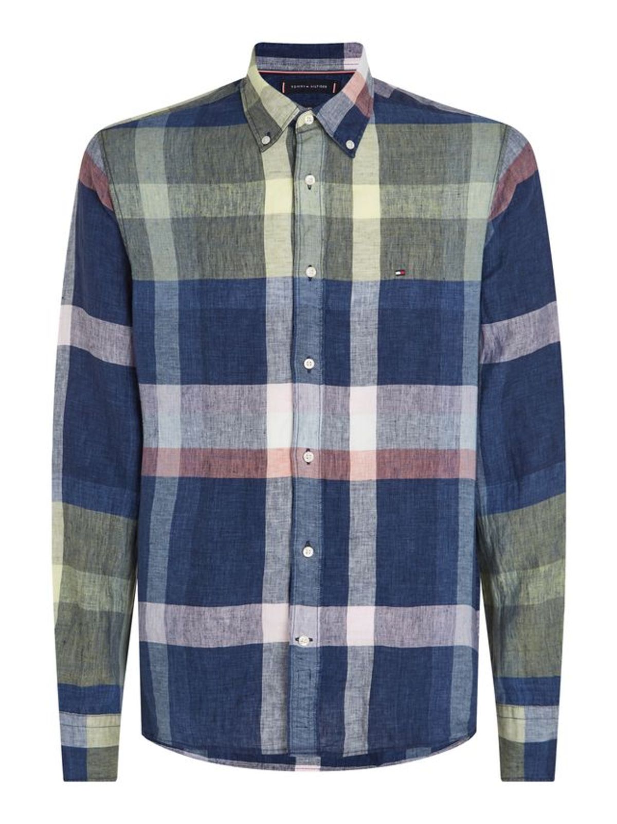 LINEN MULTI CHECK RF SHIRT