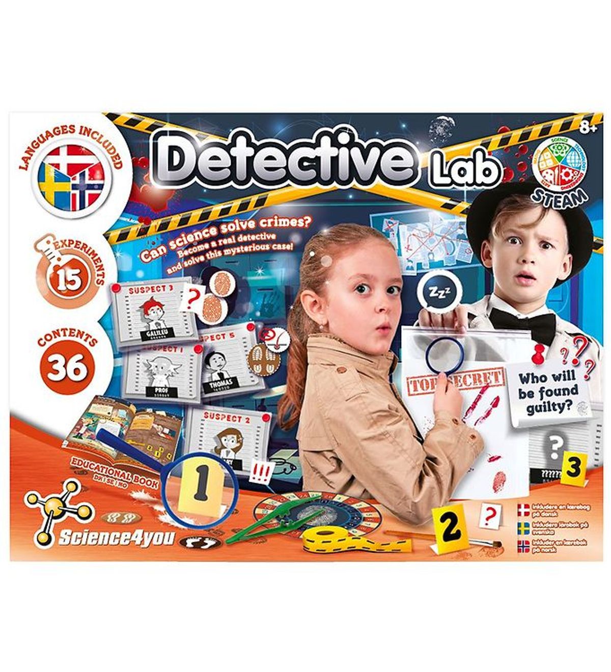 Liniex Science4you Sæt - Detective Lab