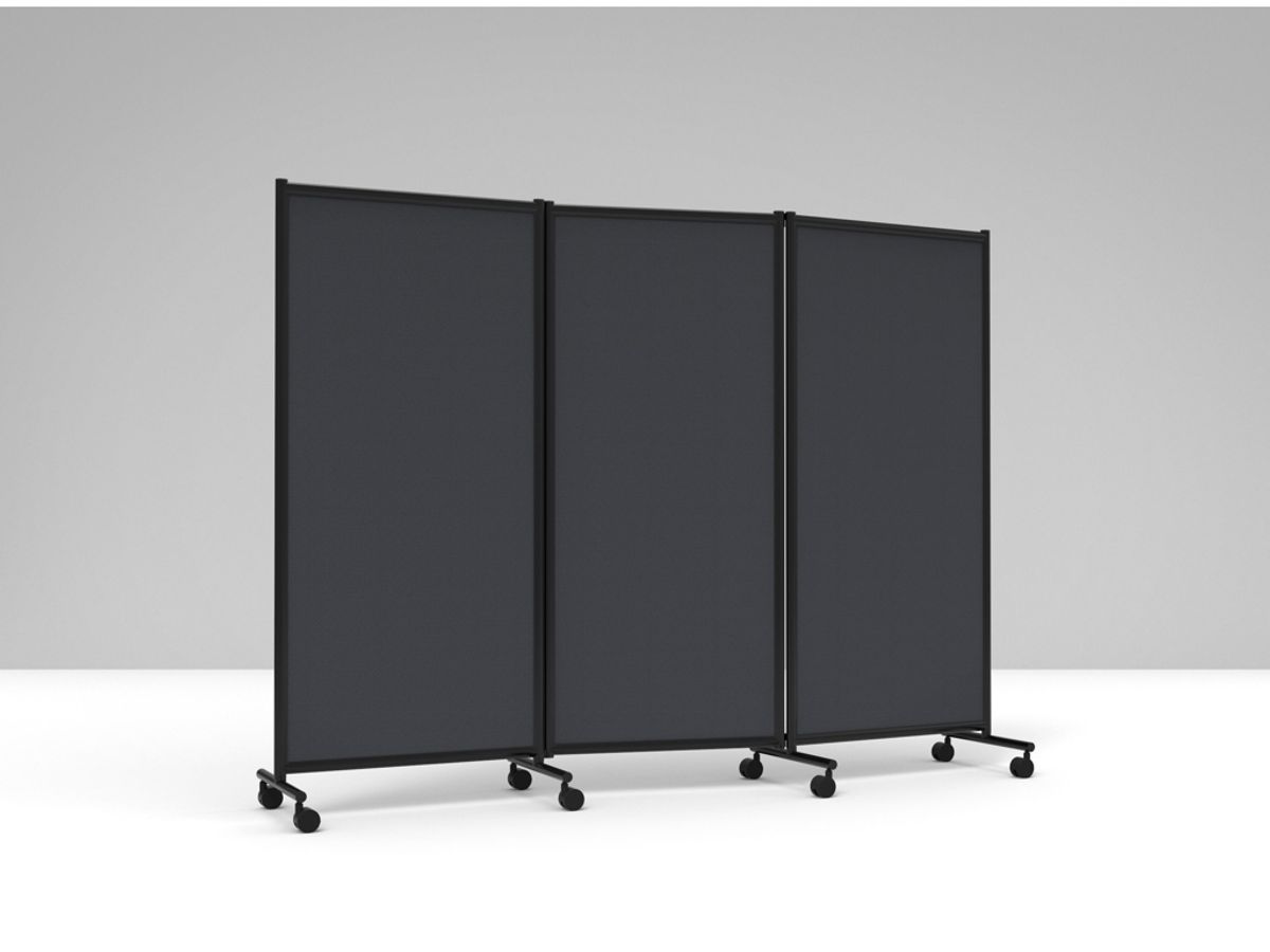 Lintex One Screen 3-delt, Mørkegrå 2280 x 1705 mm