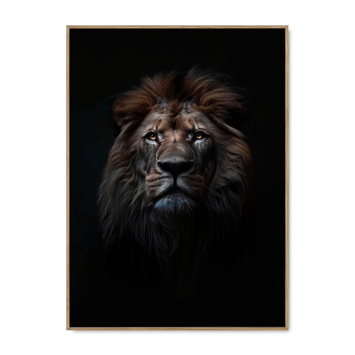 Lion of the night - 70x100 cm. - Ege ramme