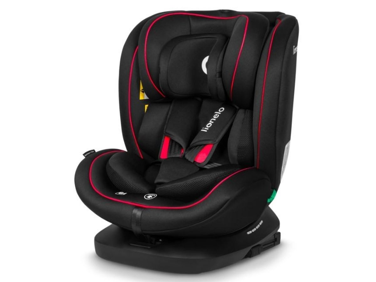 Lionelo Car Seat Bastiaan I-Size Black Red 40-150Cm