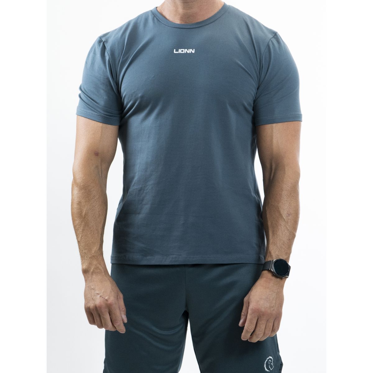 LionnWear Casual Fit T-Shirt Petrol Blue - X-small